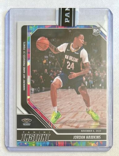 2023-24 Panini Instant Jordan Hawkins RC #46 Versicolor /5 New Orleans Pelicans