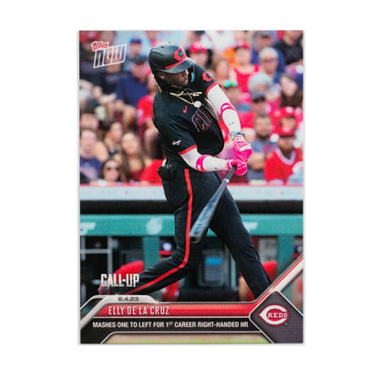 Elly De La Cruz - 2023 MLB TOPPS NOW 651 - 1st Career Right Handed HR