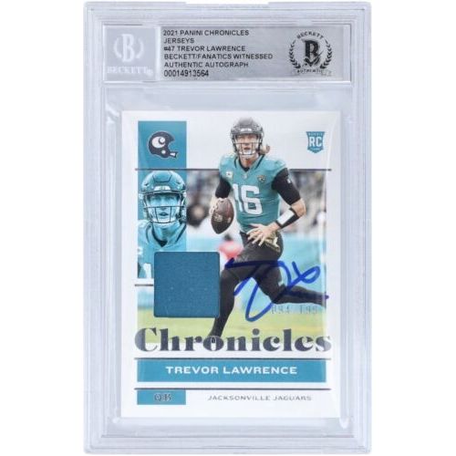 2021 Panini Chronicles Trevor Lawrence Rookie RC Auto Jerseys RPA /199 Jaguars