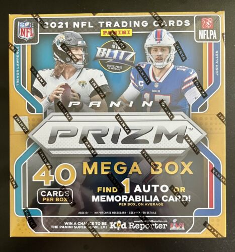 2021 Prizm Football NFL Mega Box Fanatics Exclusive Auto / Mem Sealed