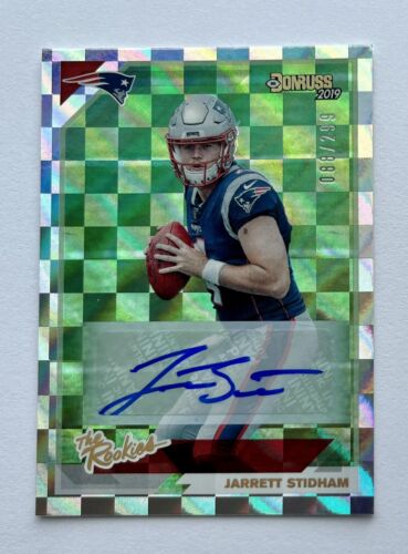 2019 Panini Donruss The Rookies Auto /299 Jarrett Stidham TR-7 Rookie RC Raiders