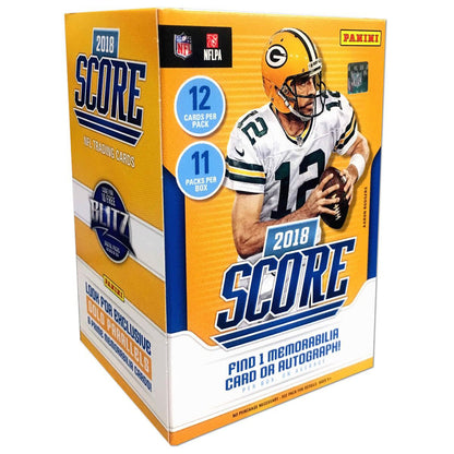 2018 Panini Score Football Factory Sealed Blaster Box NFL Trading Cards