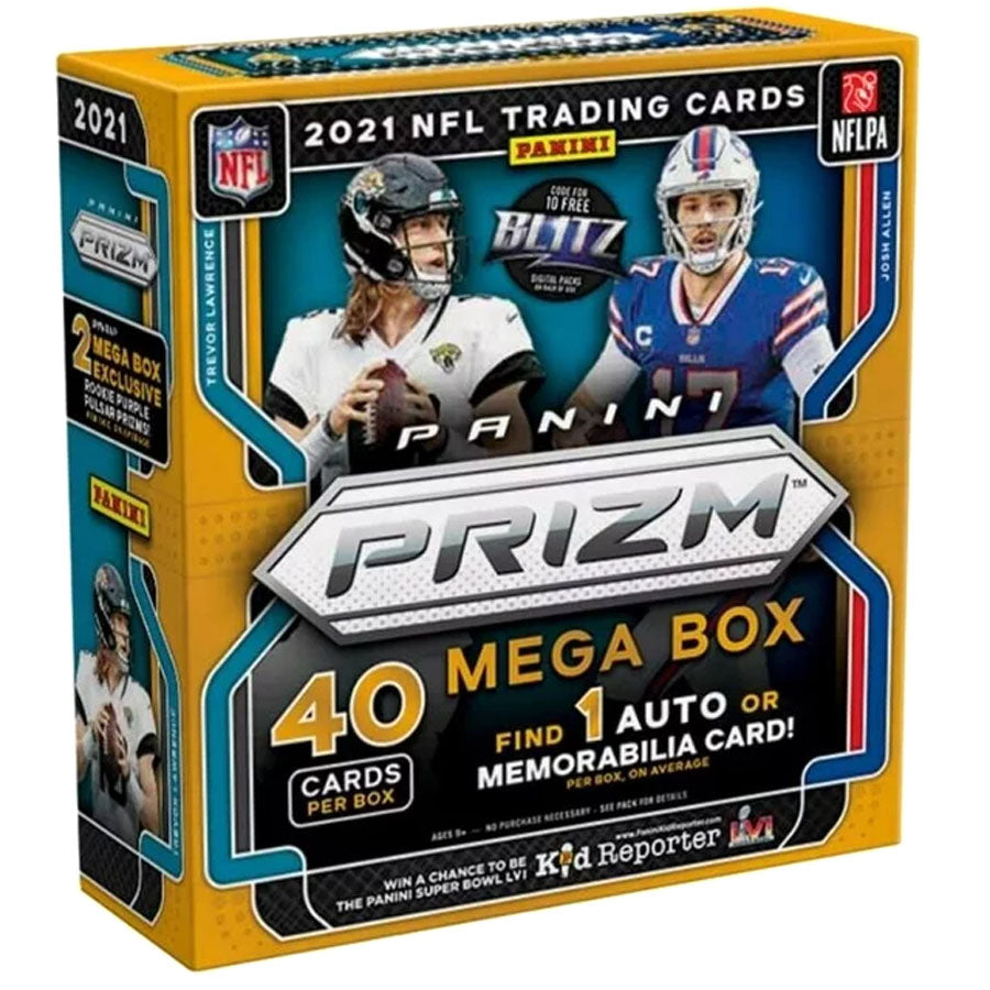 2021 Prizm Football NFL Mega Box Fanatics Exclusive Auto / Mem Sealed