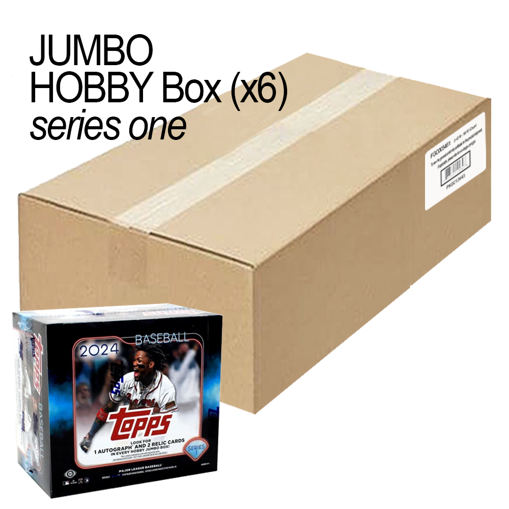 2024 Topps Baseball Jumbo Hobby Box Sealed Case! 6 Sealed Boxes Per Case PRESALE