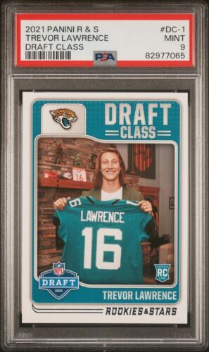 2021 Panini Rookies & Stars Draft Class #DC-1 Trevor Lawrence Rookie RC PSA 9