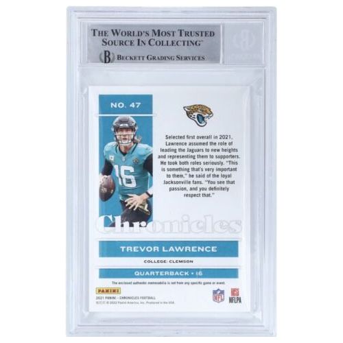 2021 Panini Chronicles Trevor Lawrence Rookie RC Auto Jerseys RPA /199 Jaguars