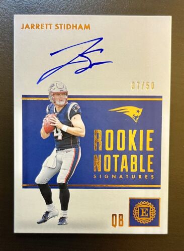 2019 Panini Encased Jarrett Stidham Rookie Notable On Card RC Auto /50 Raiders