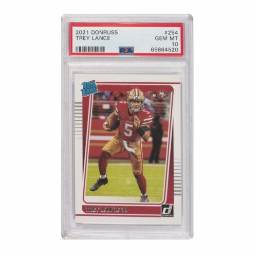 2021 Panini Donruss #254 Trey Lance Rated Rookie PSA 10 Gem Mint