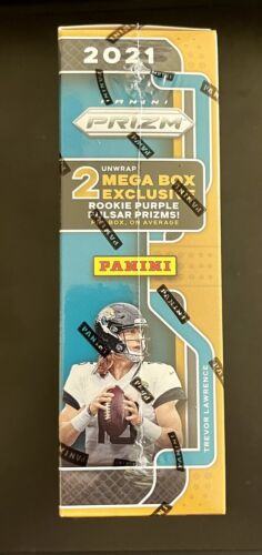 2021 Prizm Football NFL Mega Box Fanatics Exclusive Auto / Mem Sealed