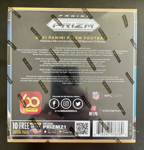 2021 Prizm Football NFL Mega Box Fanatics Exclusive Auto / Mem Sealed