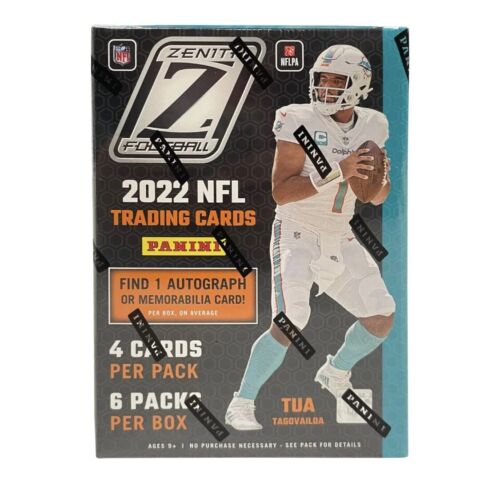 2022 Panini Zenith NFL Football Blaster Box Sealed