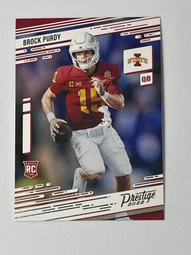 Brock Purdy RC 2022 Prestige Chronicles Draft Picks 49ers! Rookie