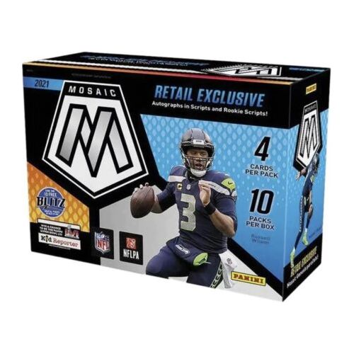 2021 Panini Mosaic Football Mega Box Target NFL Cards