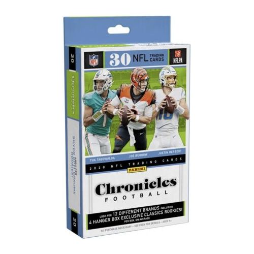 2020 Panini Chronicles Football Hanger Box NFL Trading Cards