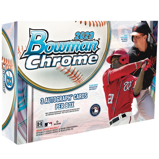 2023 Bowman Chrome Hobby HTA Box 3 Autos per box