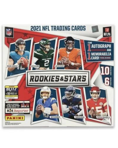 2021 Panini NFL Rookies & Stars Longevity Football Mega Box 1 AUTO & Memorabilia