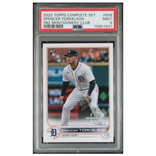 2022 Topps Complete Set 582 Montgomery Club #658 Spencer Torkelson RC PSA 9 MINT