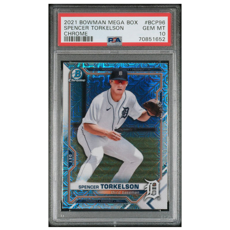 2021 Bowman Chrome Mega Box Mojo #BCP-96 Spencer Torkelson PSA 10 Gem Mint RC