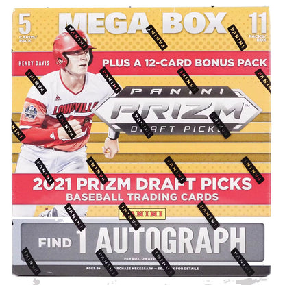 2021 Panini Prizm Draft Picks Baseball Mega Box Factory Sealed