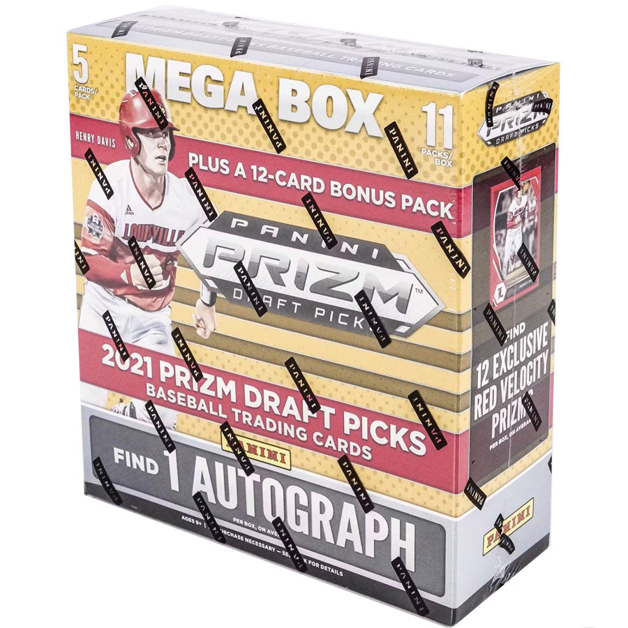 2021 Panini Prizm Draft Picks Baseball Mega Box Factory Sealed