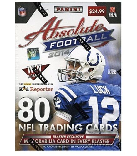 2014 Panini Absolute Football Factory Sealed Blaster Box NFL Trading Cards