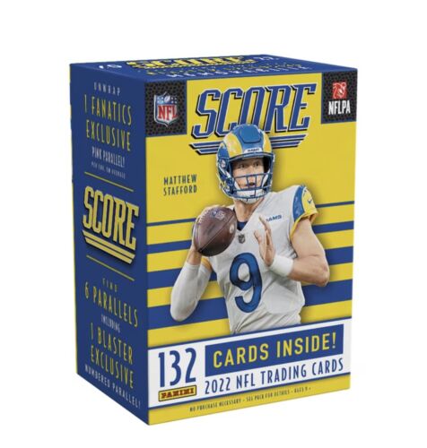 2022 Panini Score Football Factory Sealed Fanatics Exclusive Blaster Box