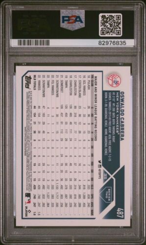 2023 Topps Complete Set Gold Star Oswaldo Cabrera RC PSA 10 Pop 1 Yankees Rookie