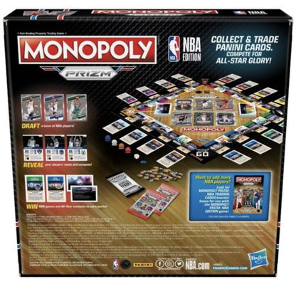 2022-23 Panini Prizm NBA Trading Card Edition Monopoly Board Game