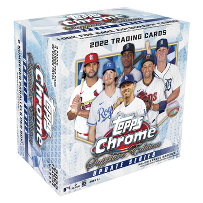 2022 Topps Chrome Update Sapphire Edition Hobby Box MLB Baseball.