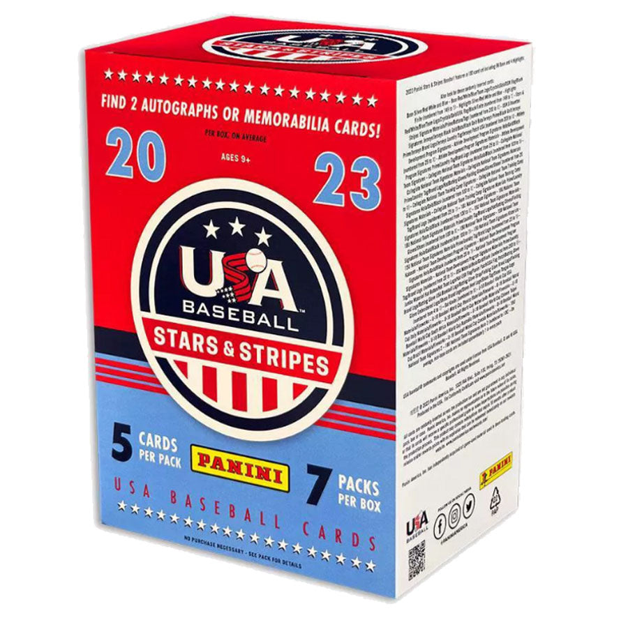 2023 Panini USA Stars & Stripes Baseball Factory Sealed Blaster Box