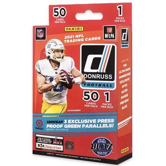 2021 Panini Donruss NFL Football Sealed Hanger Box Target Exclusive