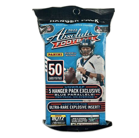 2022 Panini Absolute NFL Football Hanger Pack! 50 Cards