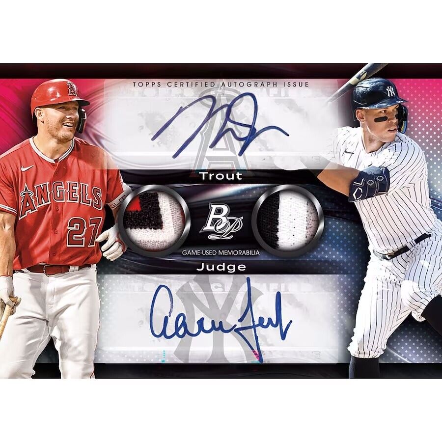 2023 Bowman Platinum Baseball Factory Sealed Monster Mega Box 2 Autos Per Box