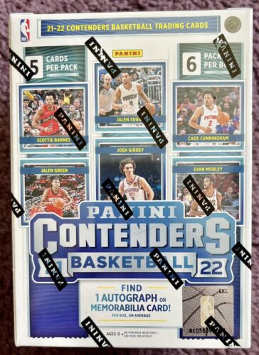 2021-22 Panini Contenders Basketball Fanatics Exclusive Blaster Box Green Ice