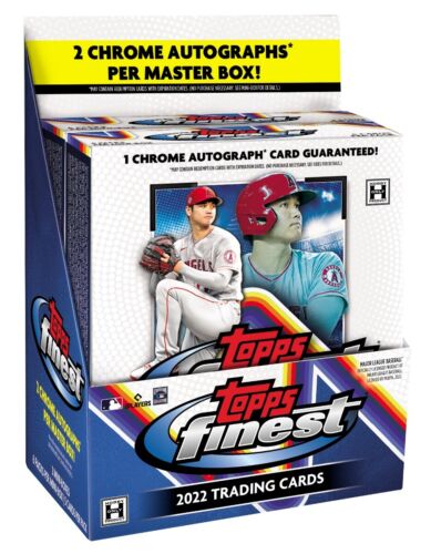 2022 Topps Finest MLB Baseball Hobby Master Box 2 Autos