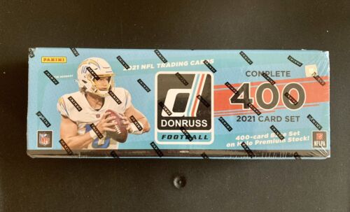 2021 Panini NFL Donruss Football Trading Card Complete Set Holo Premium Stock