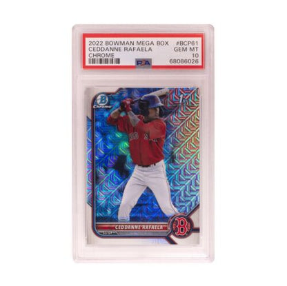 2022 Bowman Chrome Mega Box Ceddanne Rafaela #BCP61 PSA 10 Gem Mint Red Sox RC