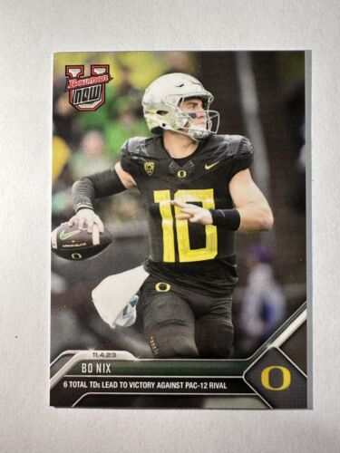 2023 NCAA BOWMAN U TOPPS NOW 23 BO NIX OREGON DUCKS RC!