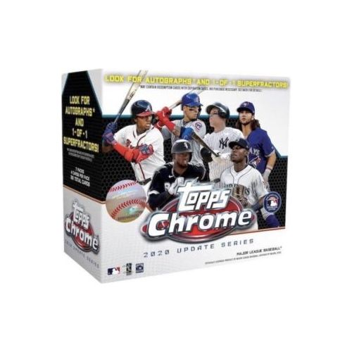 2020 Topps Chrome Baseball Update Series Mega Box MLB Cards