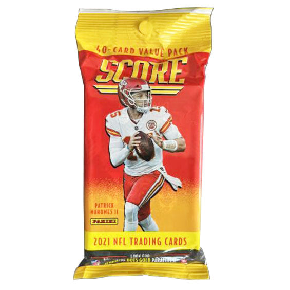 2021 Panini Score NFL Football 40 Card Value Cello Fat Pack