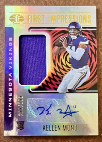 2021 Panini Illusions Football Kellon Mond RC RPA /299 Rookie Auto signature