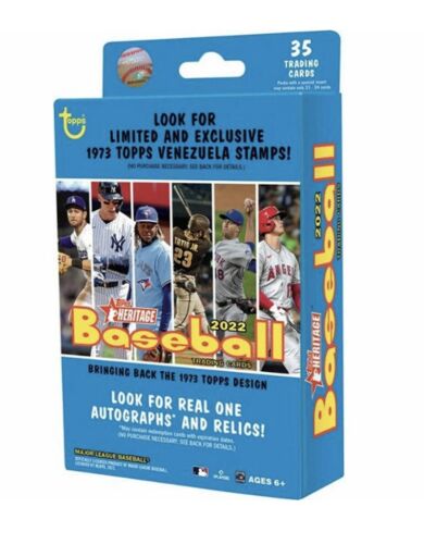 2022 Topps Heritage Baseball Hanger Box (35 Cards)