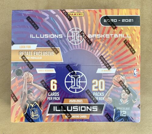 2020-21 Panini Illusions Basketball Retail Box 20 Packs (6 Cards/Pack)