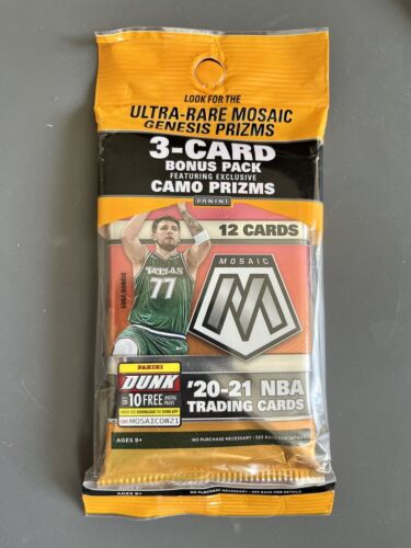 2020-21 Panini Mosaic NBA Basketball Cello Value Multi Pack