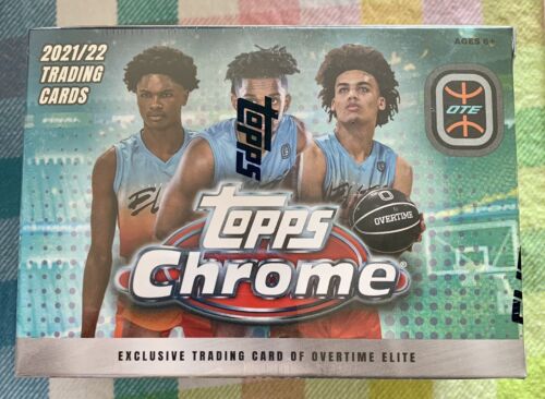 2021-22 Topps Chrome Overtime Elite OTW Basketball Blaster Box