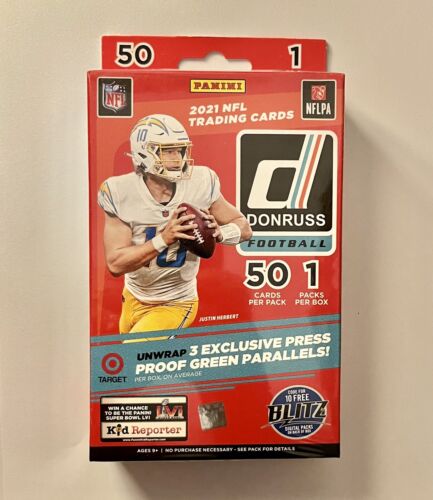 2021 Panini Donruss NFL Football Sealed Hanger Box Target Exclusive