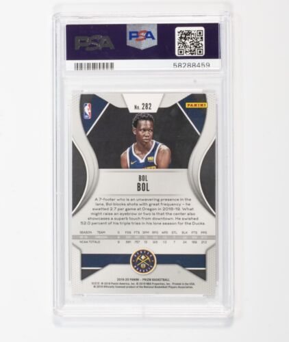 2019-20 Panini Prizm #282 Bol Bol RC Nuggets ROOKIE PSA 10 GEM MINT