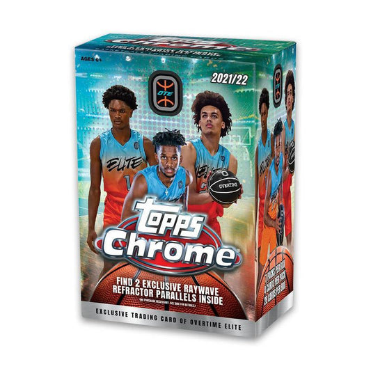 2021-22 Topps Chrome Overtime Elite OTW Basketball Blaster Box