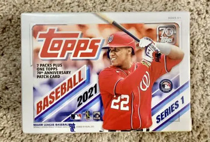 2021 Topps Baseball Series 1 Blaster Box 7 Packs