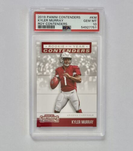 2019 Panini Contenders Kyler Murray Rookie Of the Year Rookie Card RC #KM PSA 10